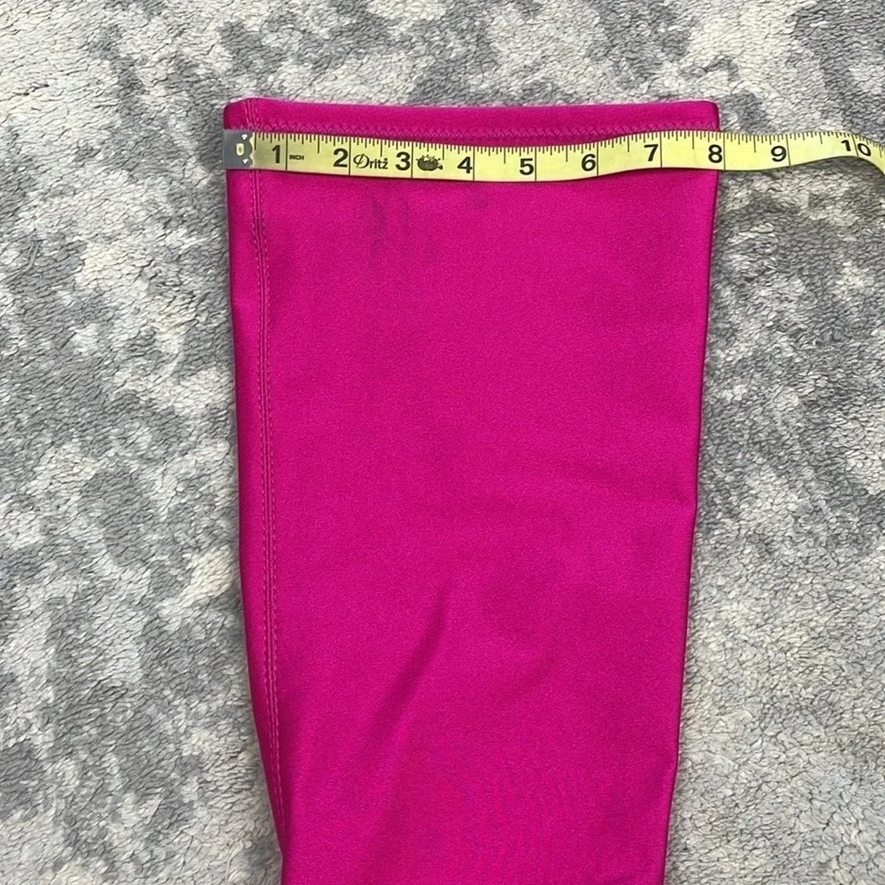 New Stuart Weitzman Ultrastuart Legging 100 Boot Fuchsia Pink OTK Sexy Sz 7.5
